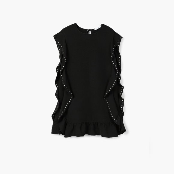 Mango Studded Ruffle Dress - Picture 1 of 5